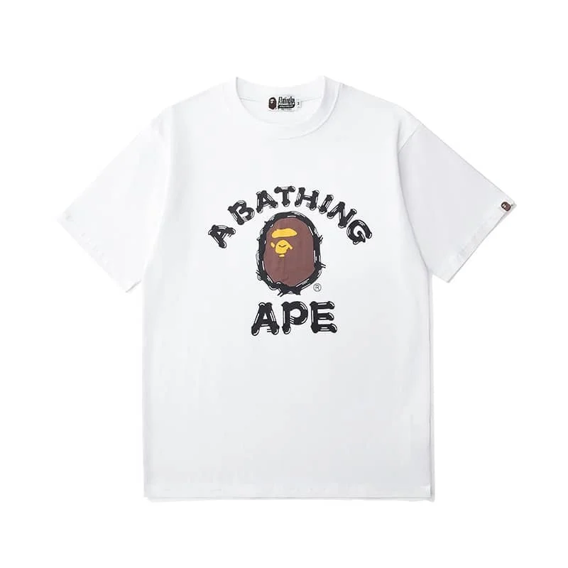 APE Camo Ape Head Print Cotton Casual Fashion T to Shirt Unisex Style 47