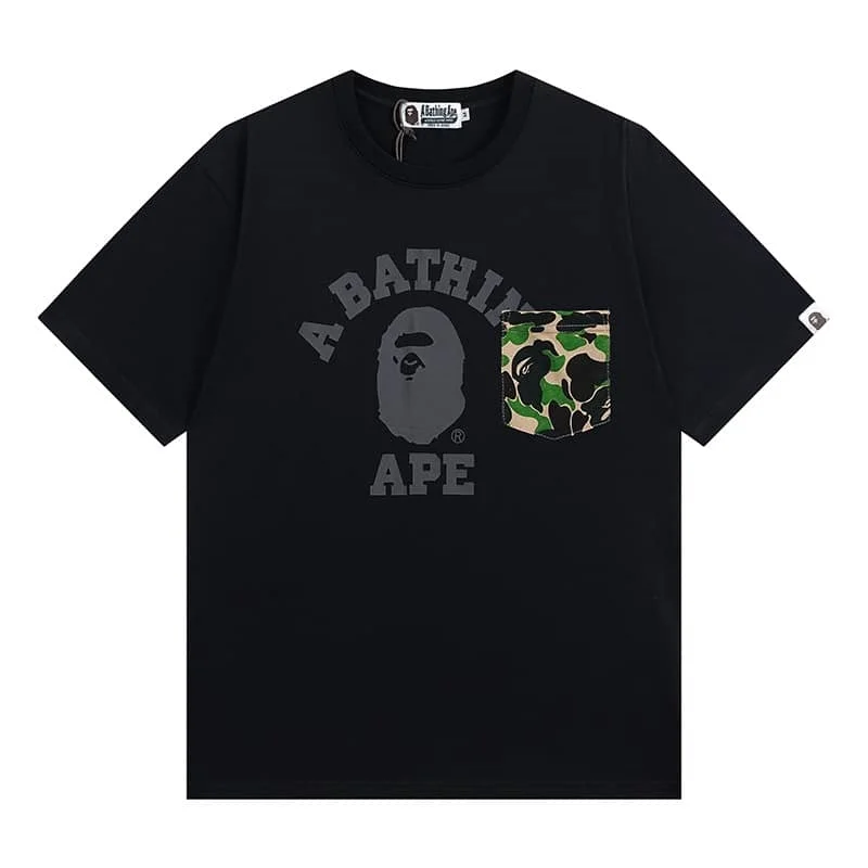 APE Camo Ape Head Print Cotton Casual Fashion T to Shirt Unisex Style 59