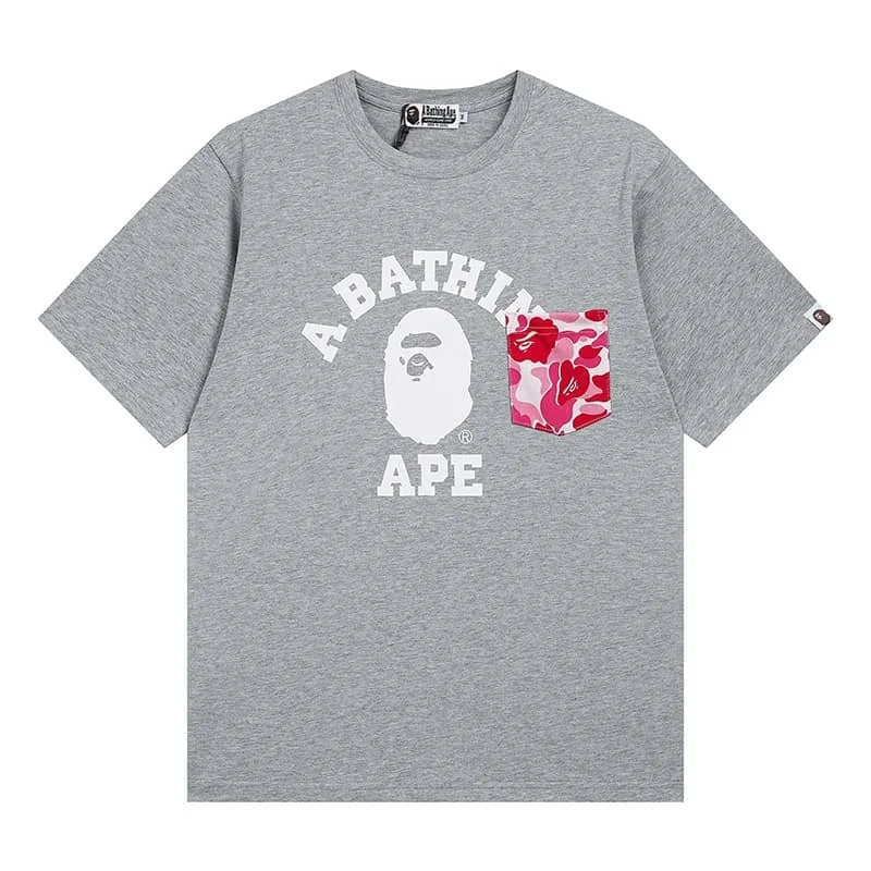 APE Camo Ape Head Print Cotton Casual Fashion T to Shirt Unisex Style 60