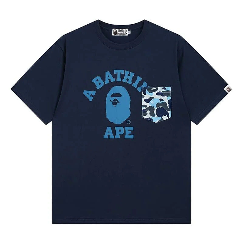 APE Camo Ape Head Print Cotton Casual Fashion T to Shirt Unisex Style 61