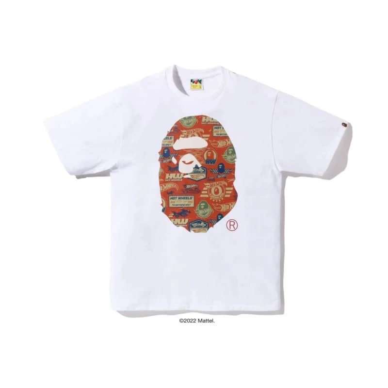 APE Large Ape Print Cotton Youth Fashion T to Shirt Unisex Style 34