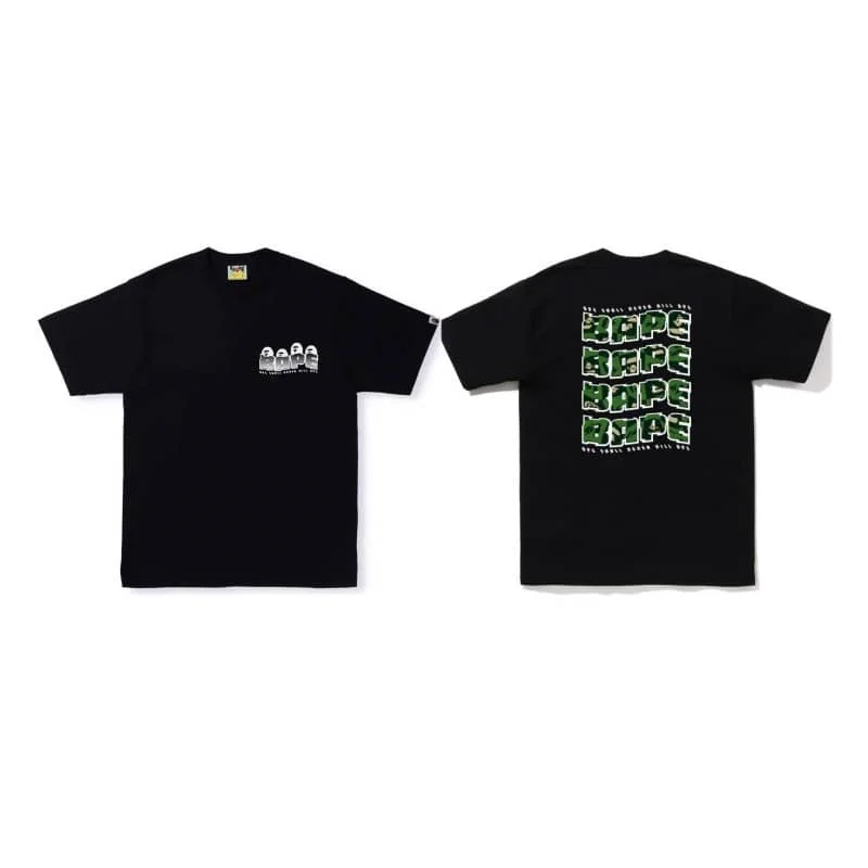 APE Large Ape Print Cotton Youth Fashion T to Shirt Unisex Style 35