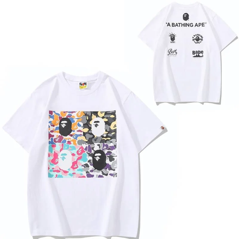 APE Miami International Camo Cotton T to Shirt Unisex Style 13