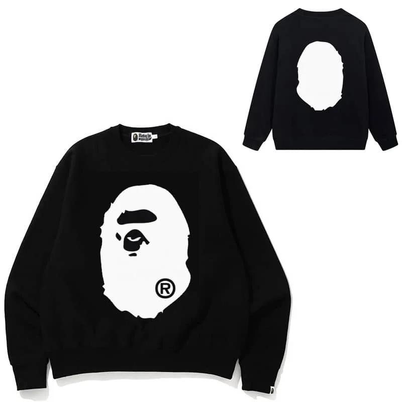 APE Reversible Camo Print Sweatshirt Unisex Spring Autumn Japan Style 9