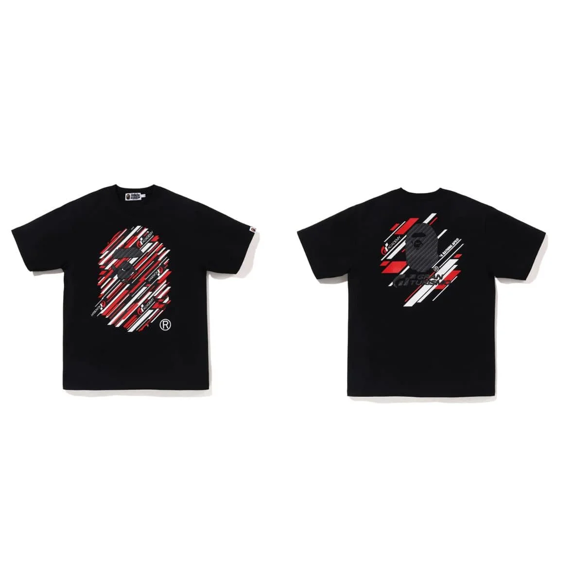 APE x GT Racing Ape Print T to Shirt Unisex Cotton Fashion Casual Style 4