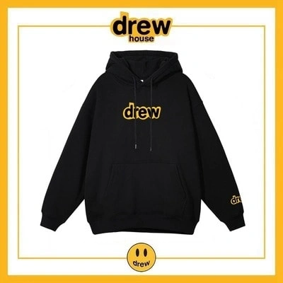 Drew House Cotton Unisex Loose Hoodie Fleece Jacket Style 3