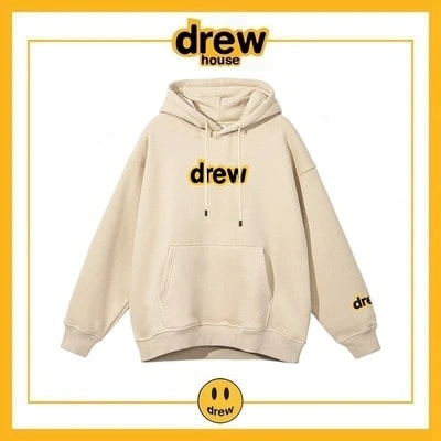 Drew House Cotton Unisex Loose Hoodie Fleece Jacket Style 7