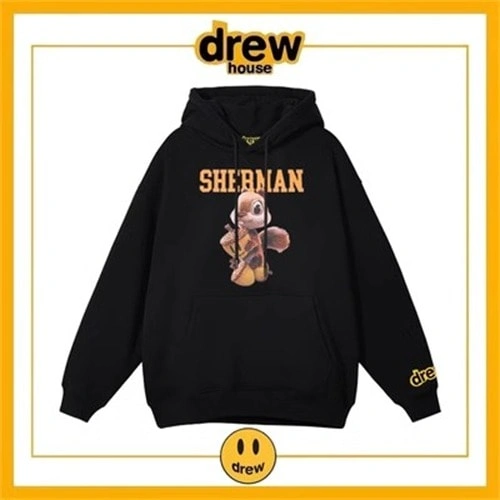 Drew House Fleece Hoodie Unisex Cotton Oversized Pullover Jacket Style 7