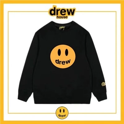 Drew House Fleece Sweatshirt Round Neck Unisex Cotton Style 8