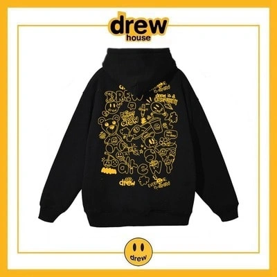 Drew House Hoodie Cotton Fleece Unisex Loose Jacket Style 4