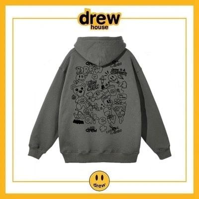 Drew House Hoodie Cotton Fleece Unisex Loose Jacket Style 7