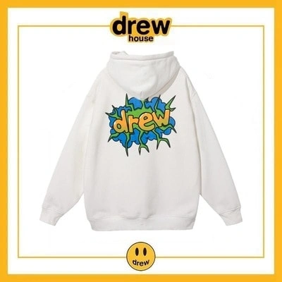 Drew House Hoodie Cotton Fleece Unisex Loose Student Jacket Style 3