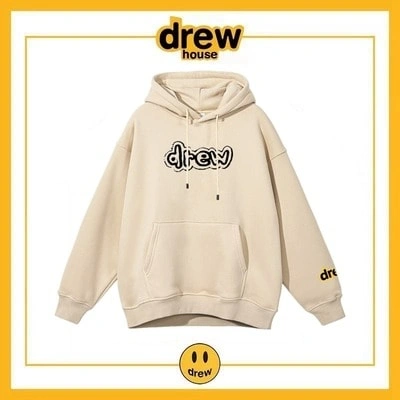 Drew House Hoodie Cotton Fleece Unisex Loose Style 1