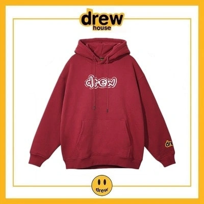 Drew House Hoodie Cotton Fleece Unisex Loose Style 2