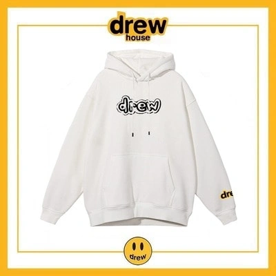 Drew House Hoodie Cotton Fleece Unisex Loose Style 3