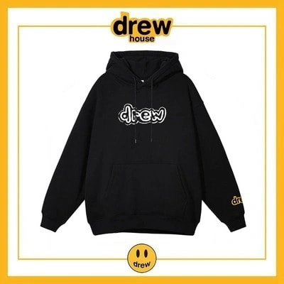 Drew House Hoodie Cotton Fleece Unisex Loose Style 4