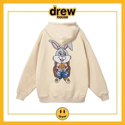 Drew House Hoodie Cotton Fleece Unisex Pullover Style 1