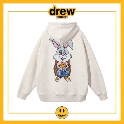 Drew House Hoodie Cotton Fleece Unisex Pullover Style 5