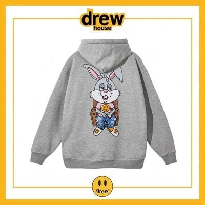 Drew House Hoodie Cotton Fleece Unisex Pullover Style 6