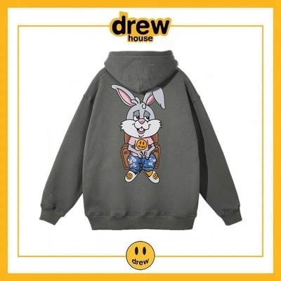 Drew House Hoodie Cotton Fleece Unisex Pullover Style 7