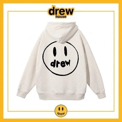 Drew House Hoodie Cotton Fleece Unisex Student Pullover Style 1