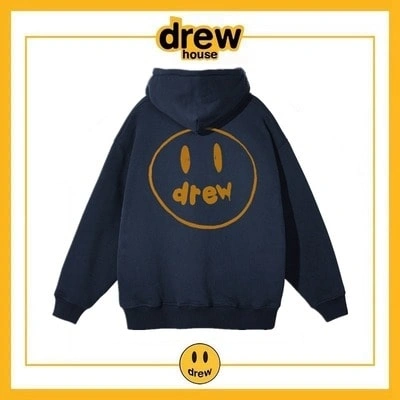 Drew House Hoodie Cotton Fleece Unisex Student Pullover Style 4