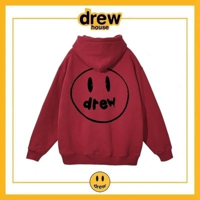Drew House Hoodie Cotton Fleece Unisex Student Pullover Style 7