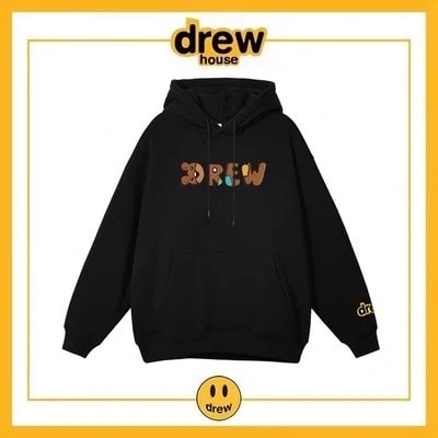 Drew House Hoodie Fleece Cotton Unisex Oversized Pullover Style 4