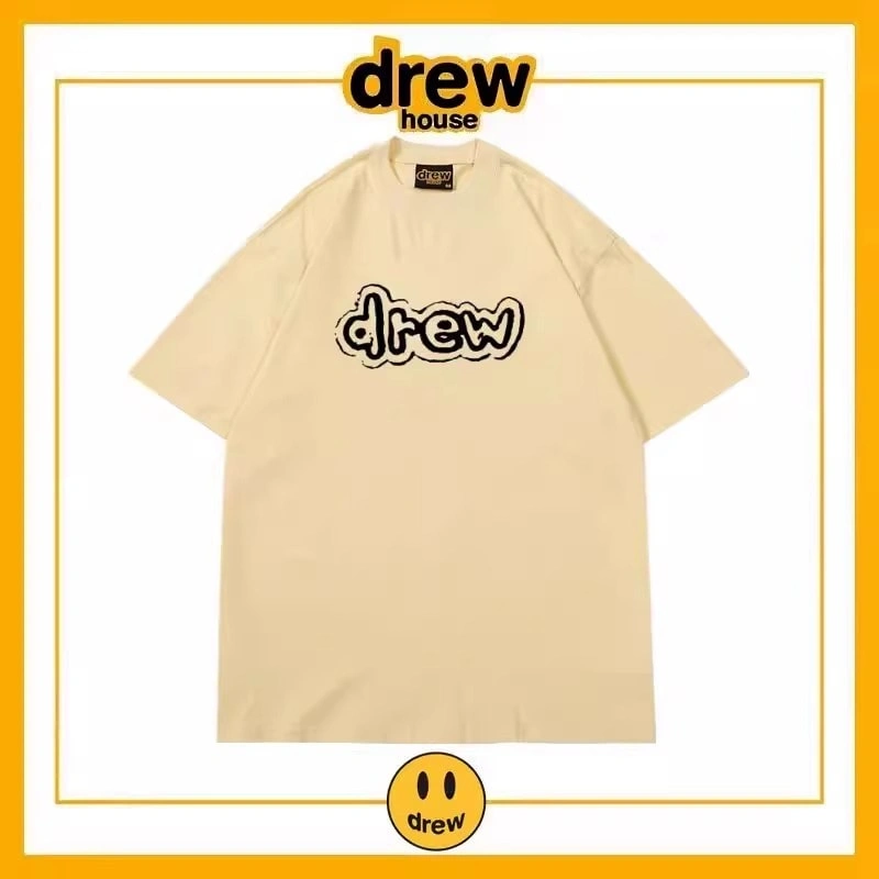 Drew House Letter Short Sleeve T-Shirt Unisex Cotton Style 15