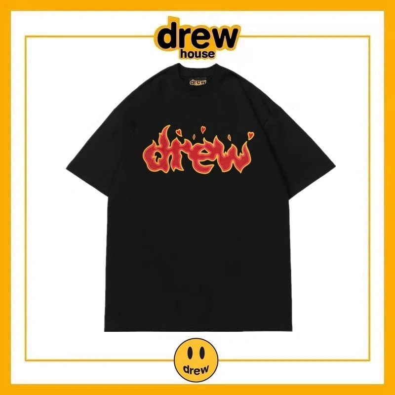 Drew House Letter Short Sleeve T-Shirt Unisex Summer Top Style 15