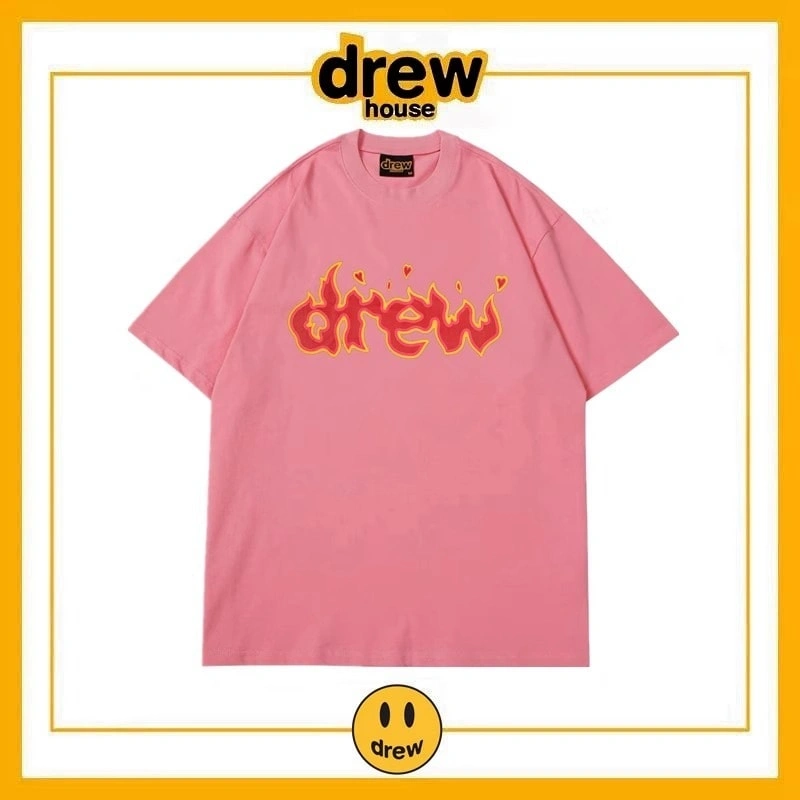 Drew House Letter Short Sleeve T-Shirt Unisex Summer Top Style 4