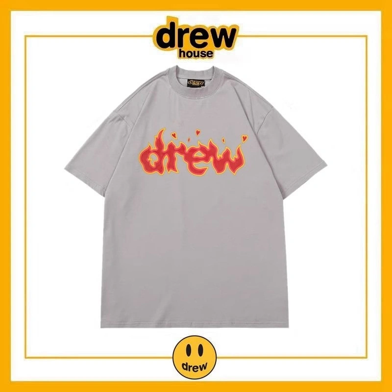 Drew House Letter Short Sleeve T-Shirt Unisex Summer Top Style 9