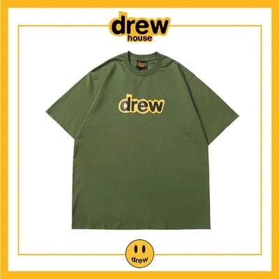 Drew House Shark Short Sleeve T-Shirt Unisex Cotton Base Layer Style 7