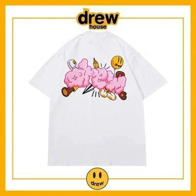 Drew House Short Sleeve T-Shirt Cotton Loose Unisex Summer Style 1