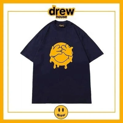 Drew House Short Sleeve T-Shirt Cotton Loose Unisex Top Style 10