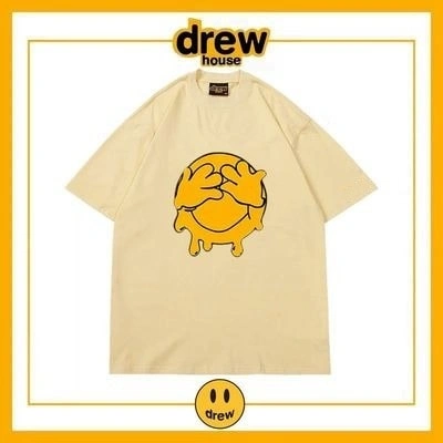 Drew House Short Sleeve T-Shirt Cotton Loose Unisex Top Style 11