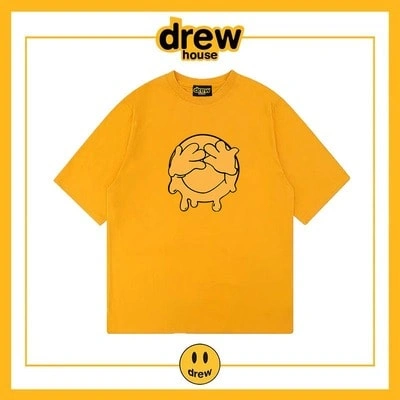 Drew House Short Sleeve T-Shirt Cotton Loose Unisex Top Style 16