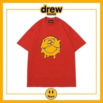 Drew House Short Sleeve T-Shirt Cotton Loose Unisex Top Style 18