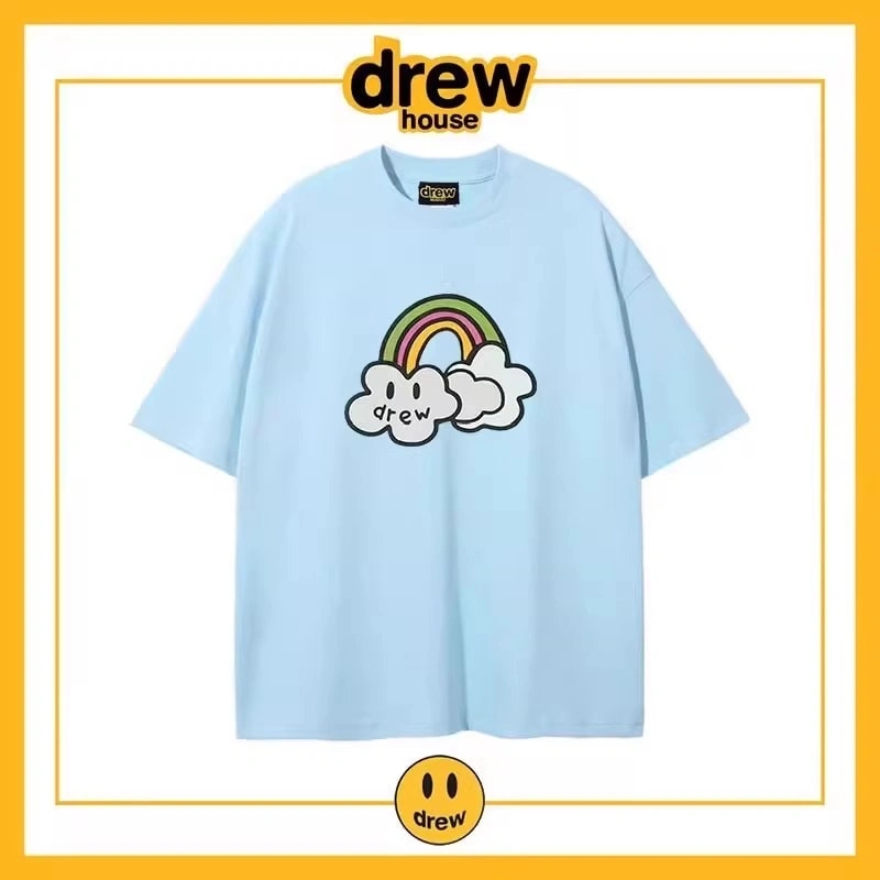 Drew House Short Sleeve T-Shirt Cotton Unisex Loose Summer Style 2