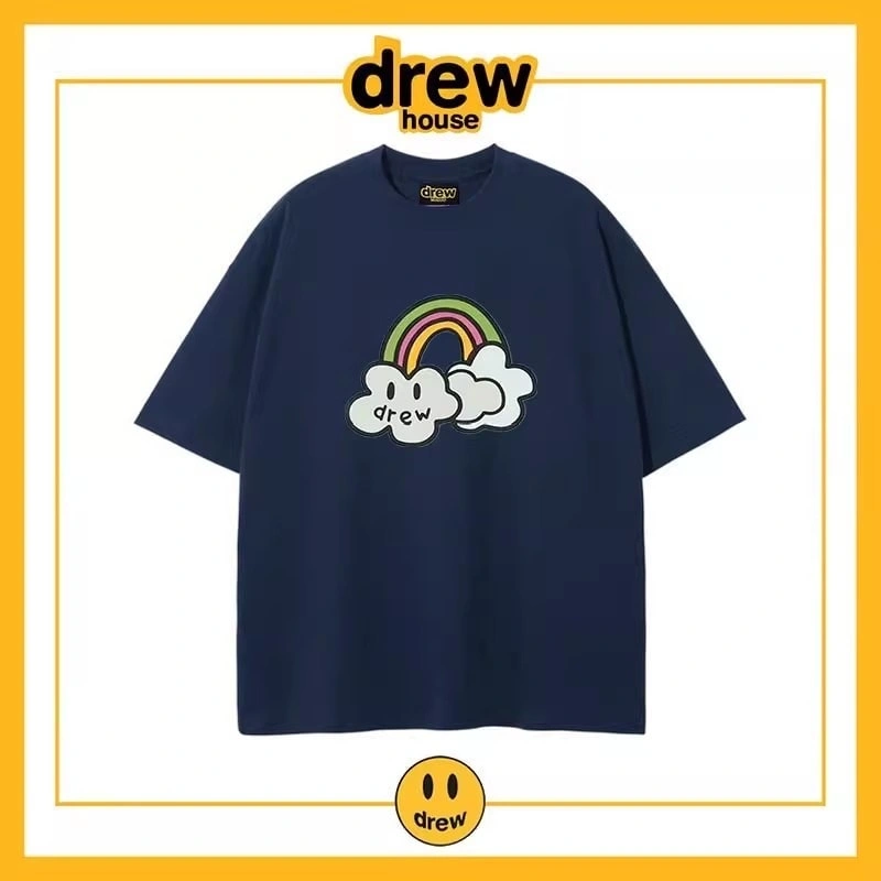 Drew House Short Sleeve T-Shirt Cotton Unisex Loose Summer Style 3