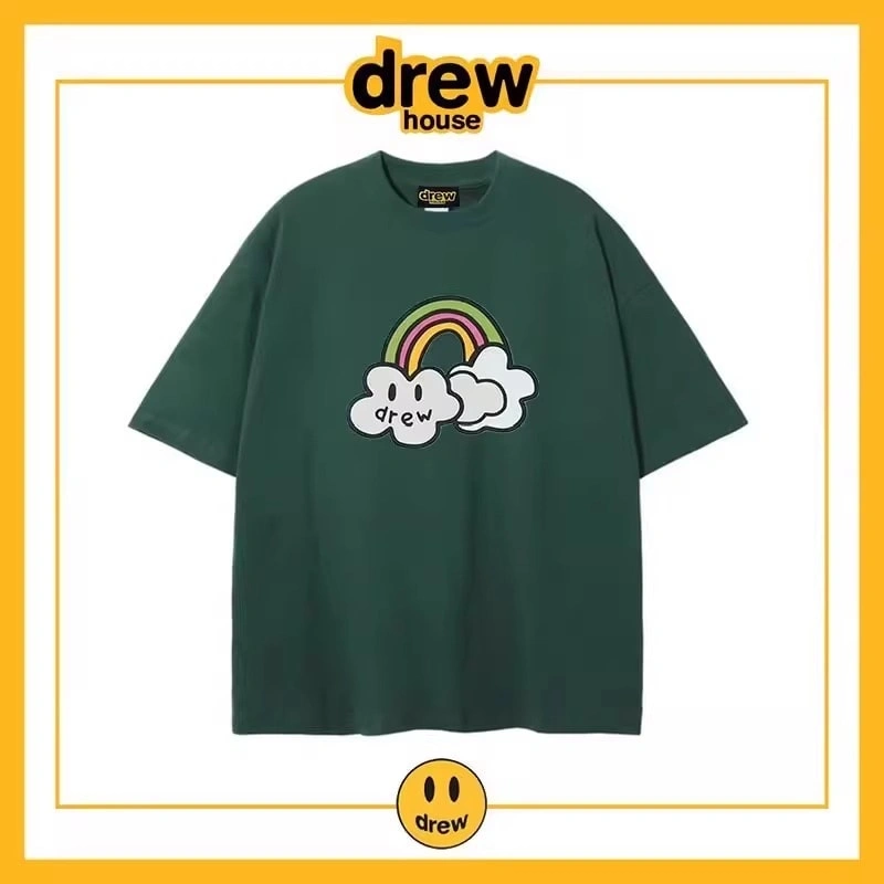 Drew House Short Sleeve T-Shirt Cotton Unisex Loose Summer Style 5