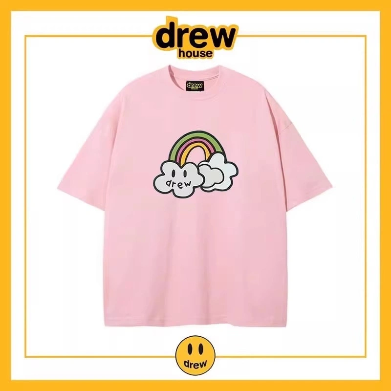 Drew House Short Sleeve T-Shirt Cotton Unisex Loose Summer Style 8