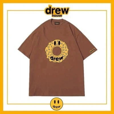 Drew House Short Sleeve T-Shirt Print Unisex Cotton Loose Summer Style 16