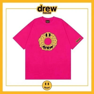 Drew House Short Sleeve T-Shirt Print Unisex Cotton Loose Summer Style 20