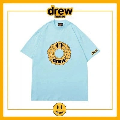 Drew House Short Sleeve T-Shirt Print Unisex Cotton Loose Summer Style 5