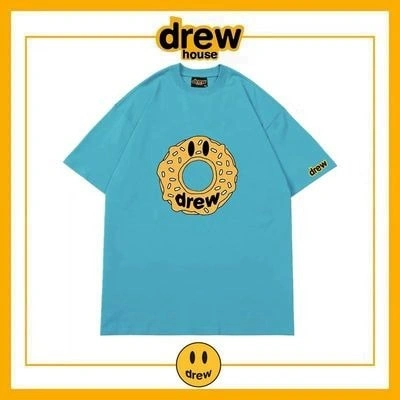 Drew House Short Sleeve T-Shirt Print Unisex Cotton Loose Summer Style 7