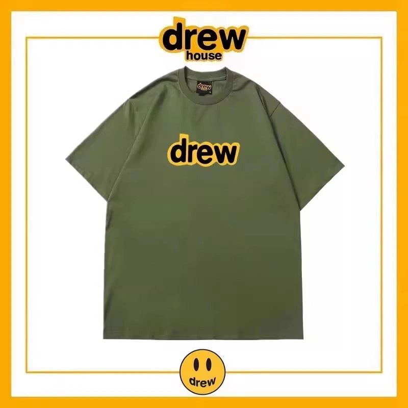 Drew House Short Sleeve T-Shirt Unisex Cotton Loose Base Layer Style 2