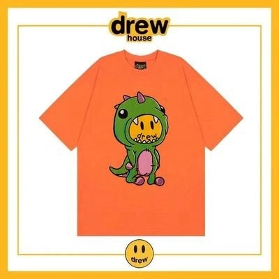 Drew House Short Sleeve T-Shirt Unisex Cotton Loose Base Style 10