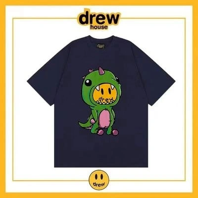 Drew House Short Sleeve T-Shirt Unisex Cotton Loose Base Style 6