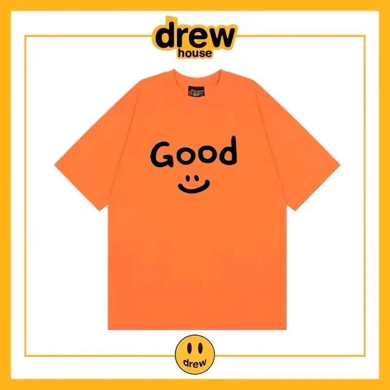 Drew House Short Sleeve T-Shirt Unisex Cotton Loose Summer Style 4